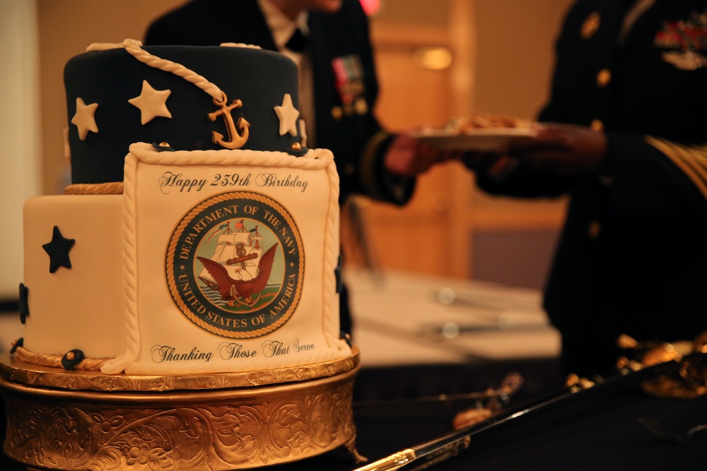 Combat Center sailors celebrate Navy's 239th Birthday
