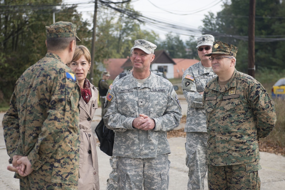 NATO HQ Sarajevo commander tours Tuzla