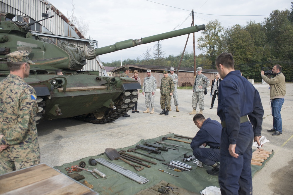 NATO HQ Sarajevo commander tours Tuzla