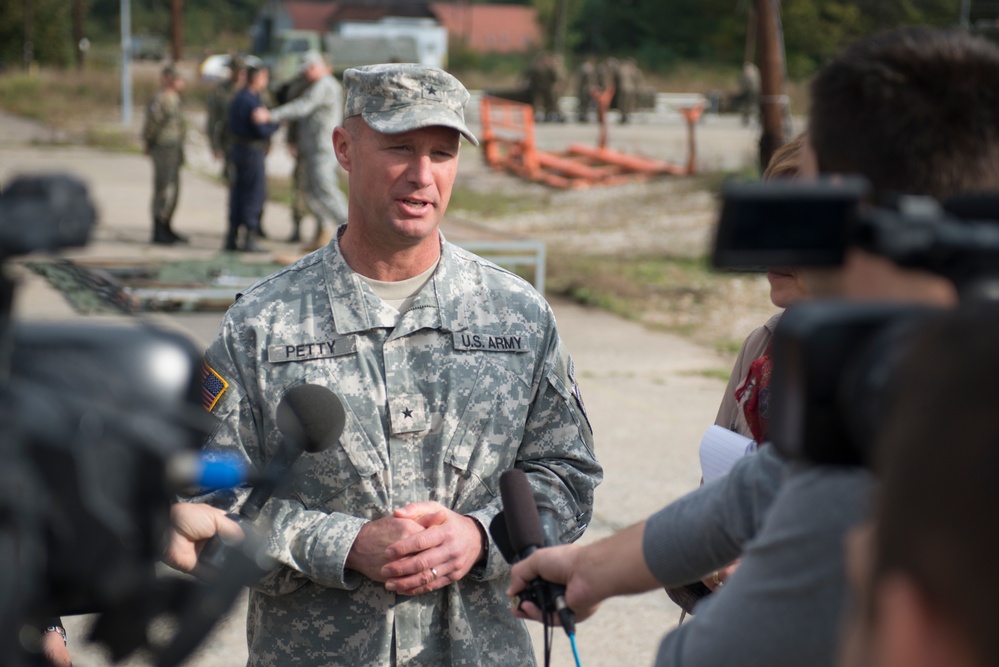 NATO HQ Sarajevo commander tours Tuzla