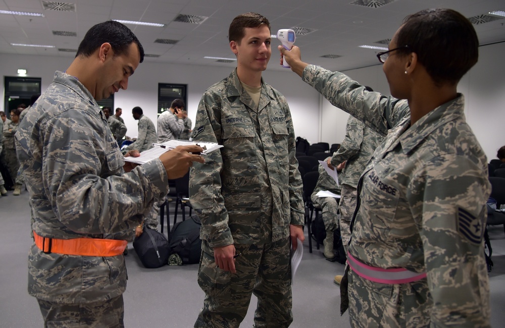 Team Ramstein supports Ebola ops, mitigates risks at home