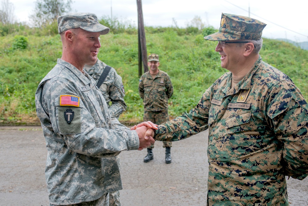 NATO HQ Sarajevo commander tours Tuzla