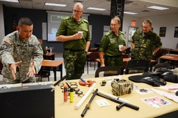 Danish Home Guard visits 183rd RTI