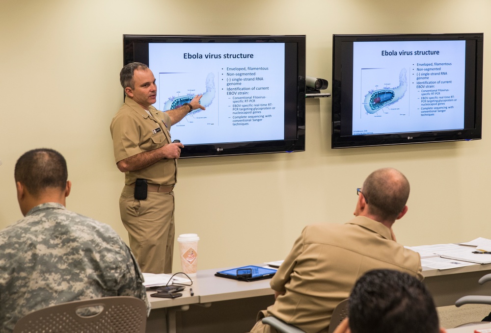 Military medical personnel trained for Ebola