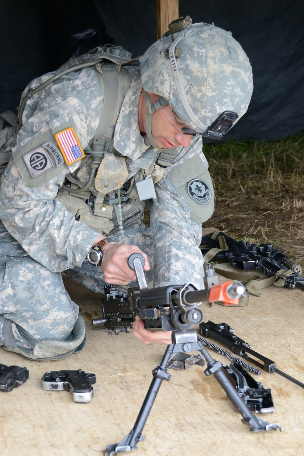 Expert Infantryman Badge competition at the 7th Army JMTC Training Area