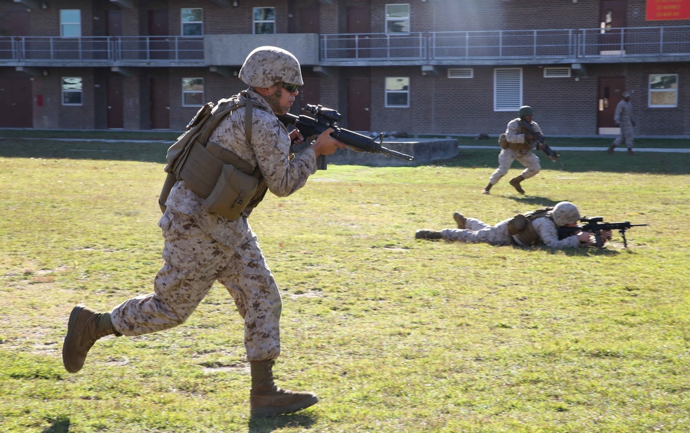 Provisional Rifle Platoon builds infantry skills