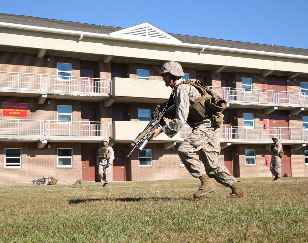 Provisional Rifle Platoon builds infantry skills