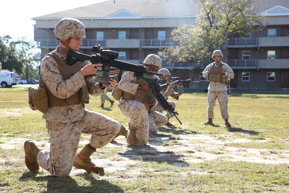 Provisional Rifle Platoon builds infantry skills