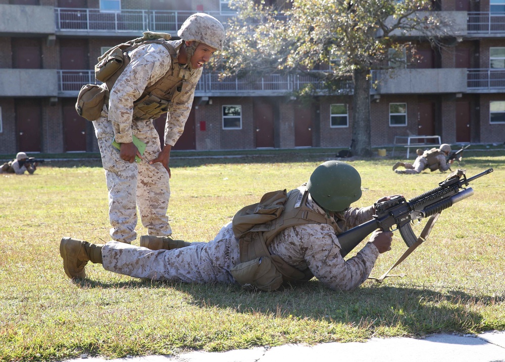 Provisional Rifle Platoon builds infantry skills