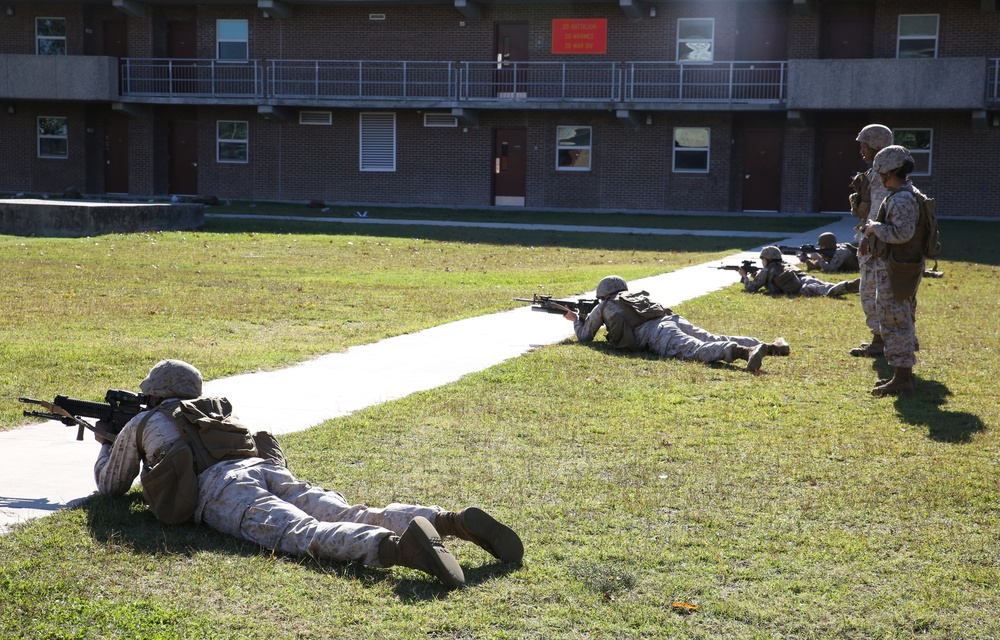 Provisional Rifle Platoon builds infantry skills