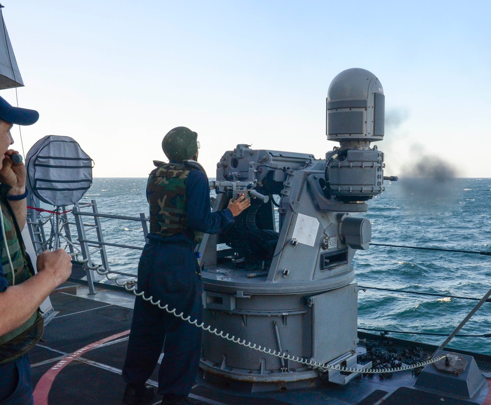 USS Sterett live-fire exercise