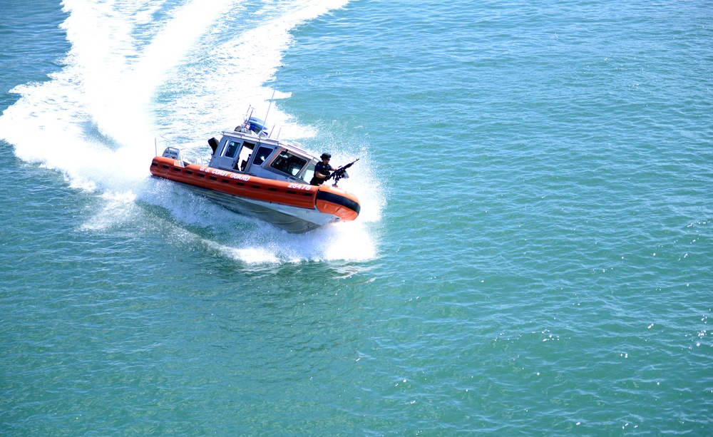 Coast Guard MSST tactical small boat evolutions