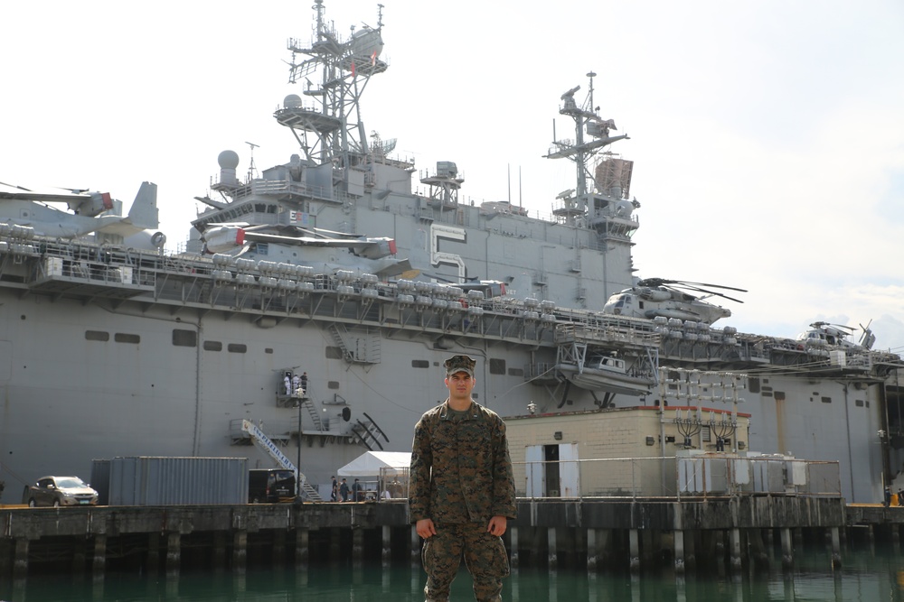 31st MEU Marine goes back to his amphibious roots on the USS Peleliu