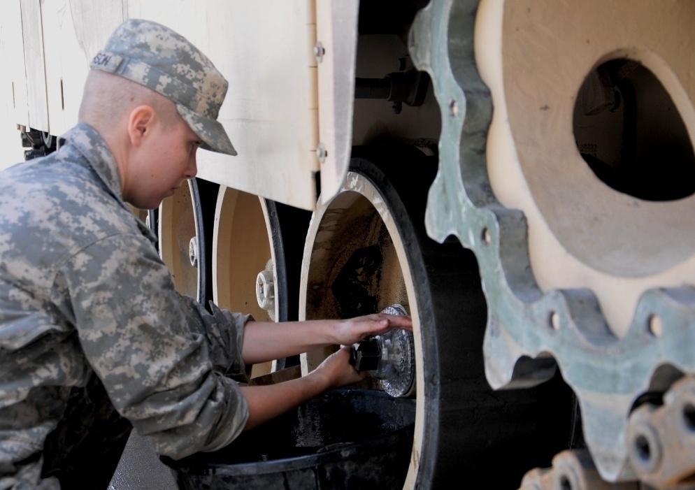 'The Regulars' now have two female tank repairers