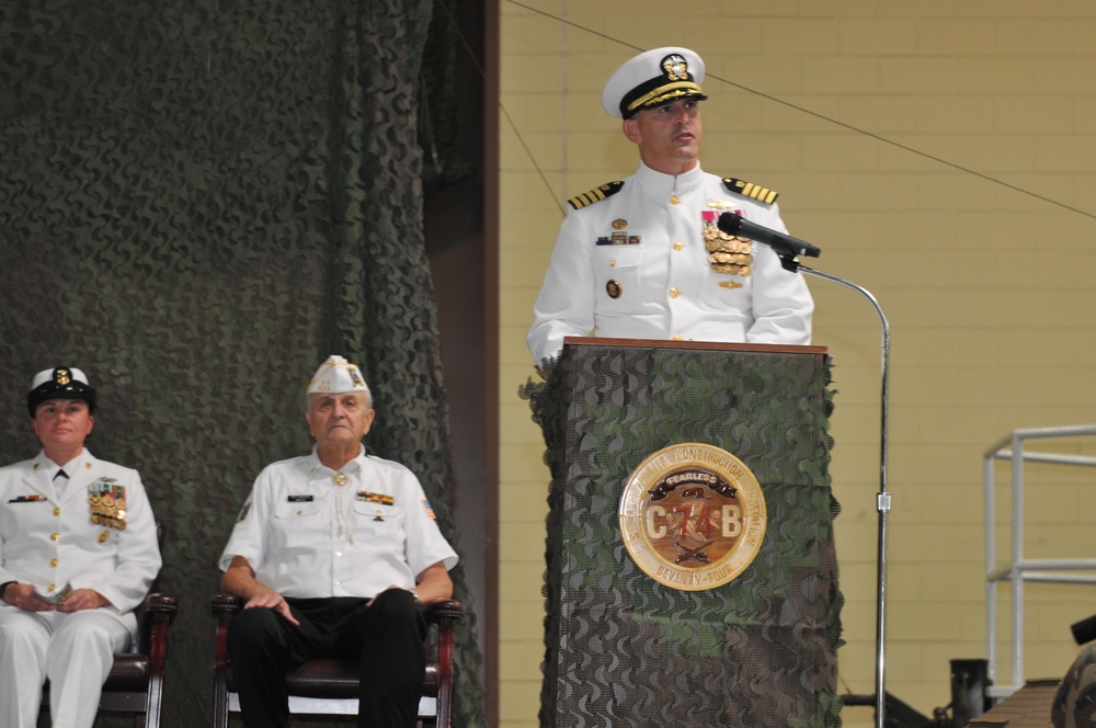 NMCB 74 Decommissioning Ceremony