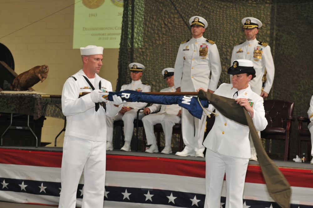 NMCB 74 Decommissioning Ceremony