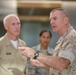 Sergeant Major Bryan B. Battaglia, the Senior Enlisted Advisor to Chairman of the Joint Chiefs of Staff, tours the Naval Hospital aboard Camp Pendleton