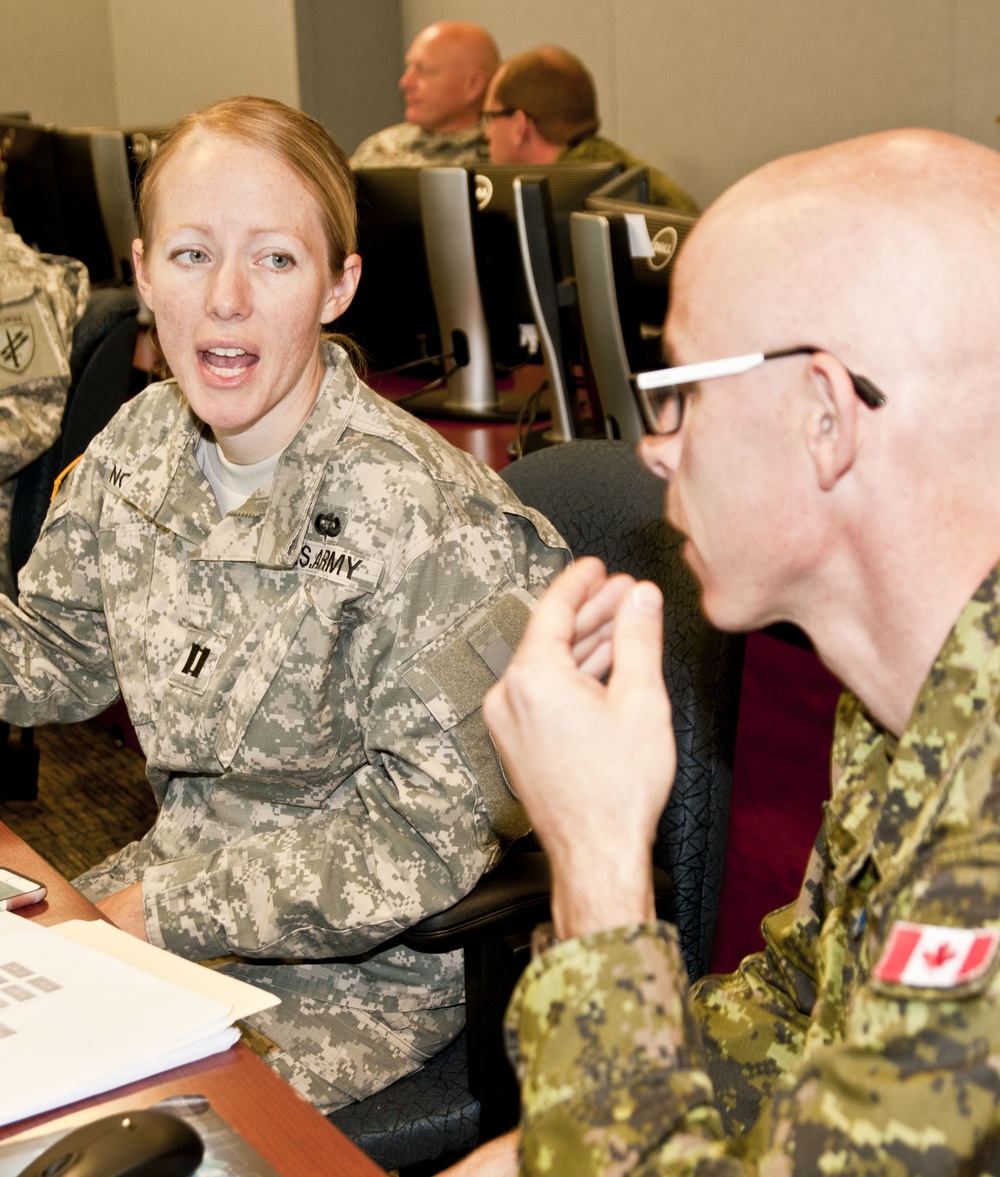 US Army chaplains train with a force from the north