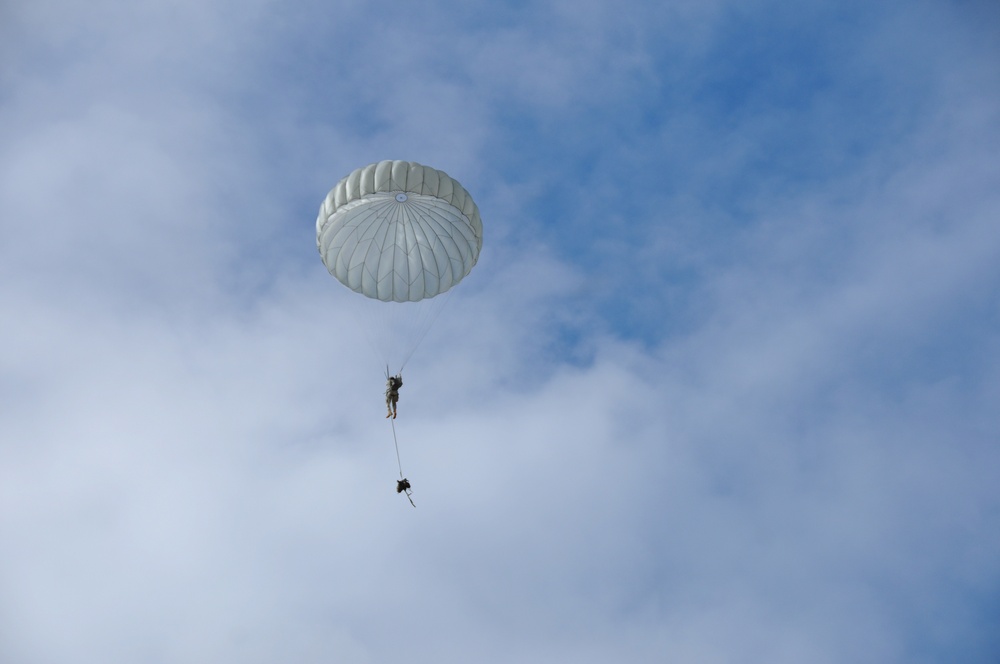 Air National Guard and Army Reserve train together at Coyle Drop Zone