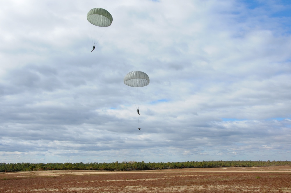 Air National Guard and Army Reserve train together at Coyle Drop Zone