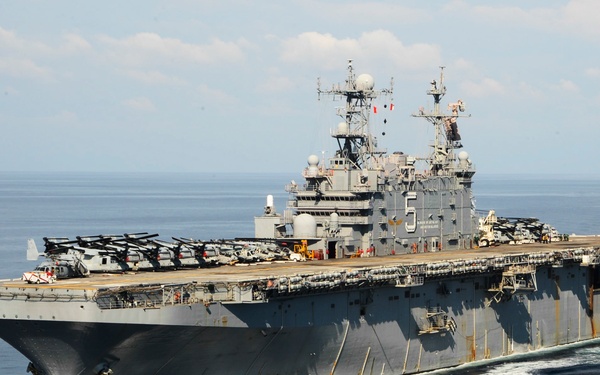 USS Peleliu operations