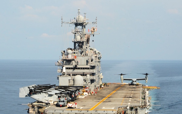 USS Peleliu operations