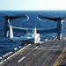 Osprey takes off aboard USS Peleliu