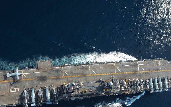 USS Peleliu operations