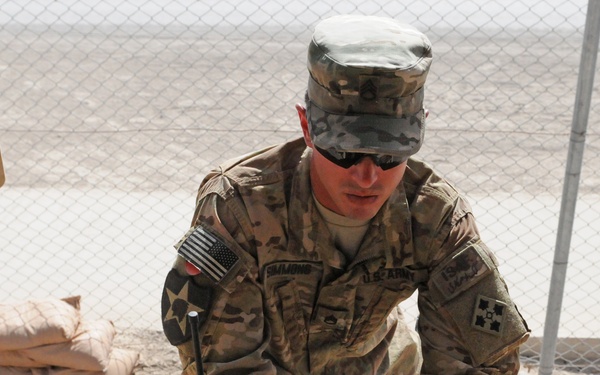 Red Warrior NCO honored for being top CREW specialist in battalion