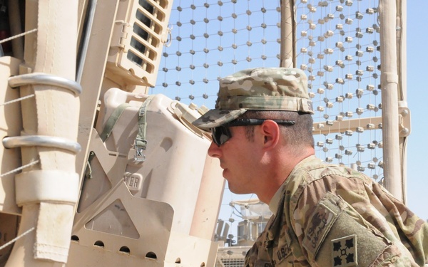 Red Warrior NCO honored for being top CREW specialist in battalion