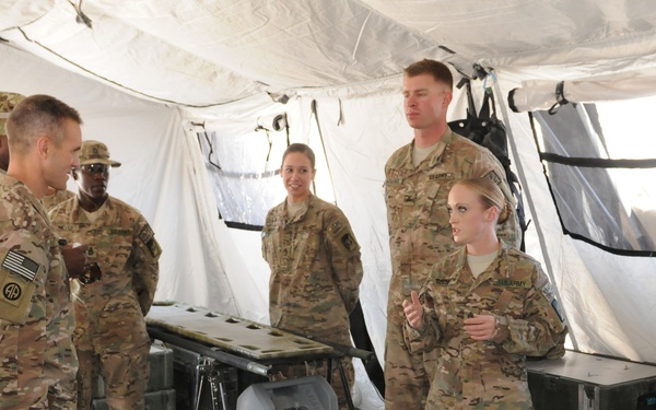 White Devils show off expeditionary capabilities and ingenuity to 82nd Airborne Division CG