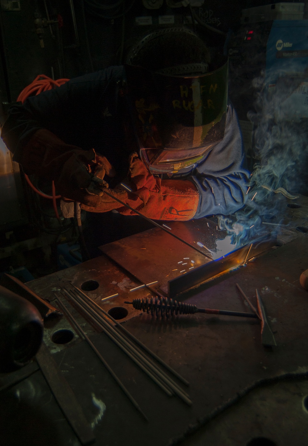 USS Carl Vinson machine shop activity