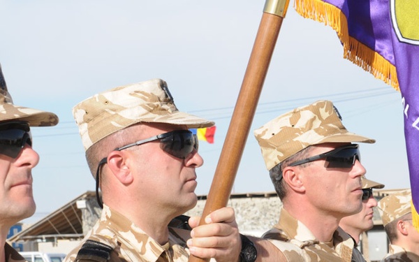 Romanian NSE celebrates Armed Service Day and end of mission at KAF