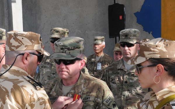 Romanian NSE celebrates Armed Service Day and end of mission at KAF