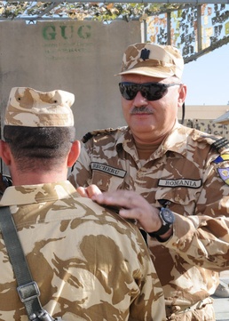 Romanian NSE celebrates Armed Service Day and end of mission at KAF