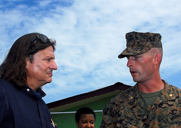 UNMEER delegation visits US Ebola response operations in Liberia