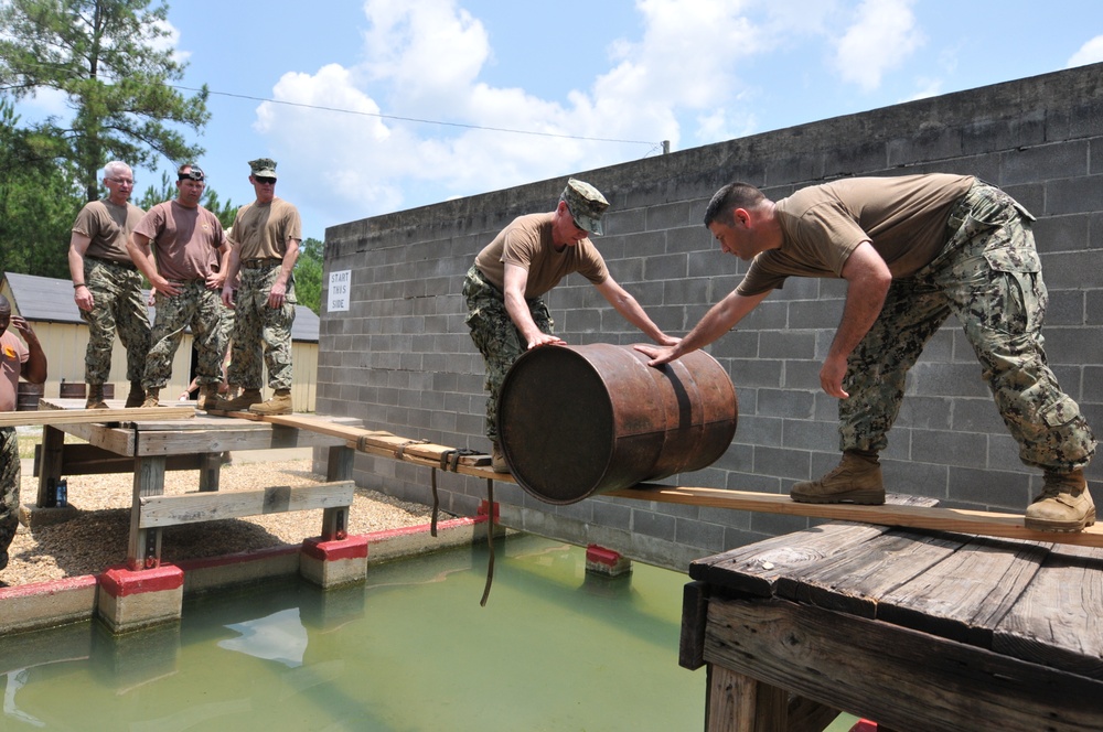 Chief and officer teambuilding exercise