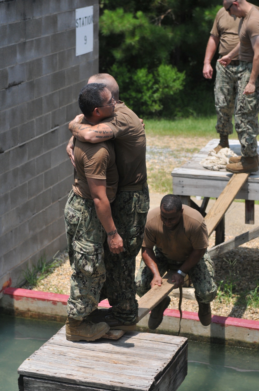 Chief and officer teambuilding exercise