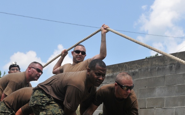 Chief and officer teambuilding exercise