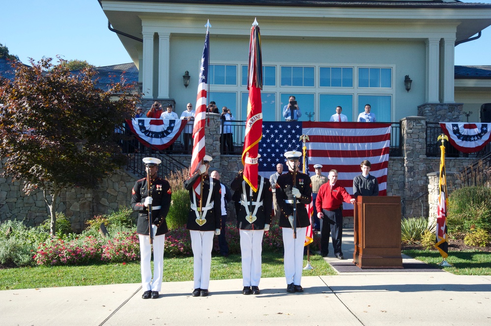 SEAC meets wounded warriors, veterans at TPC Potomac golf event