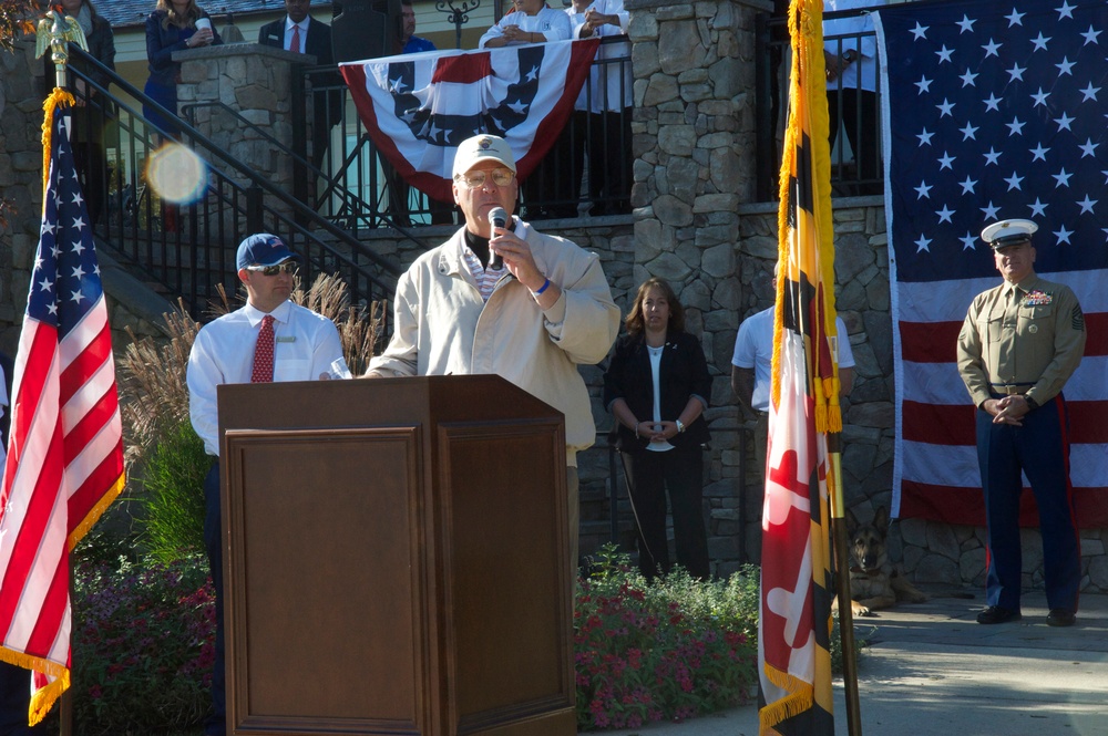 SEAC meets wounded warriors, veterans at TPC Potomac golf event