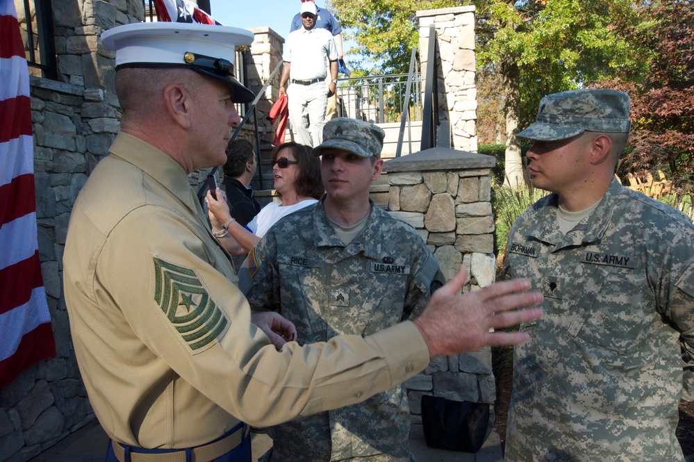 SEAC meets wounded warriors, veterans at TPC Potomac golf event