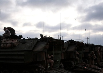 Marines conduct mechanized raid