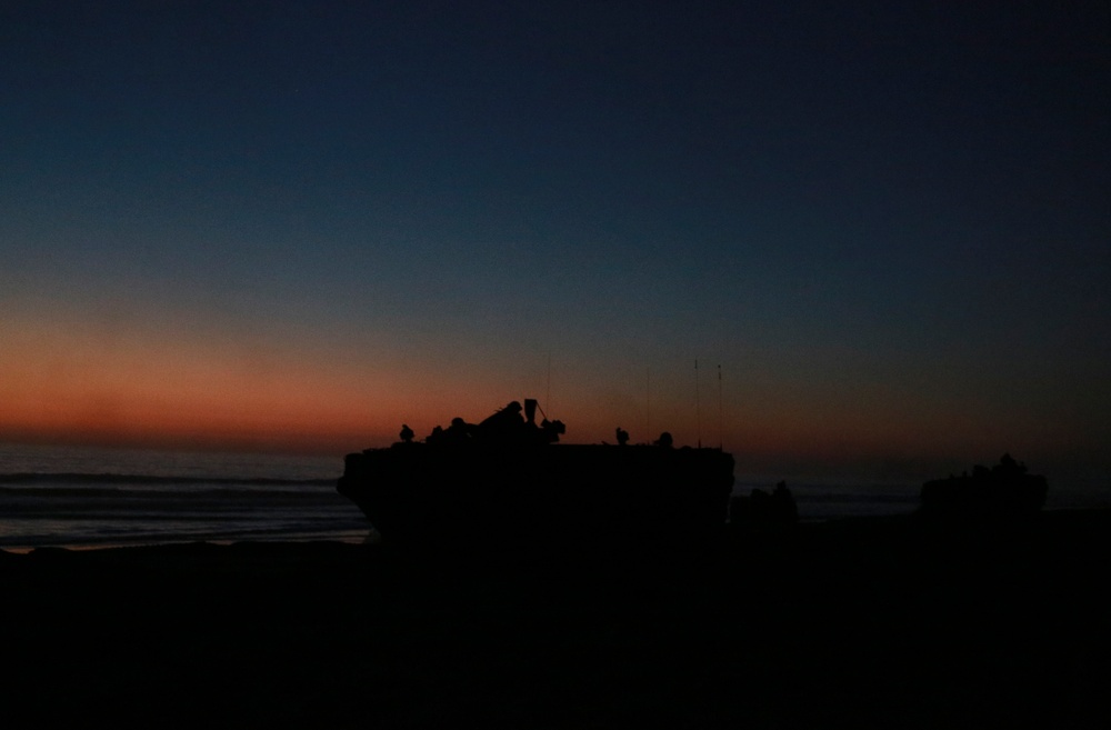 Marines conduct mechanized raid