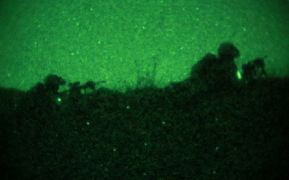 Marines conduct mechanized raid