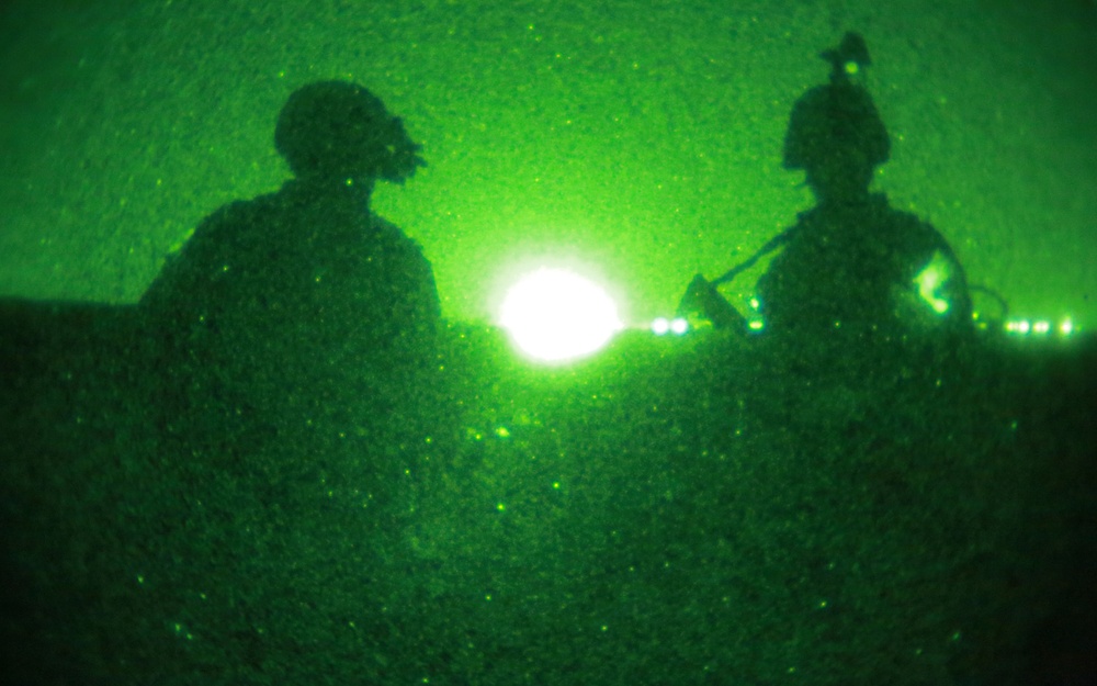 Marines conduct mechanized raid