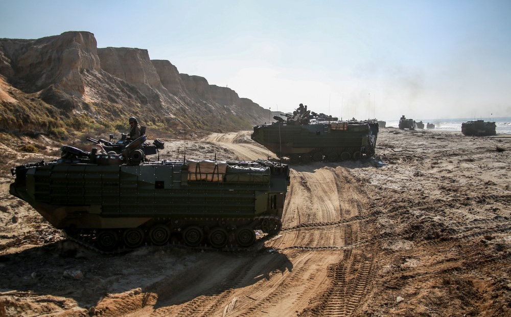 Marines conduct mechanized raid
