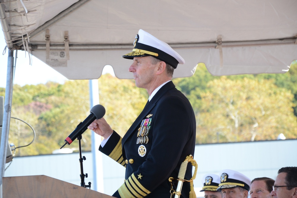 USS North Dakota commissioning ceremony