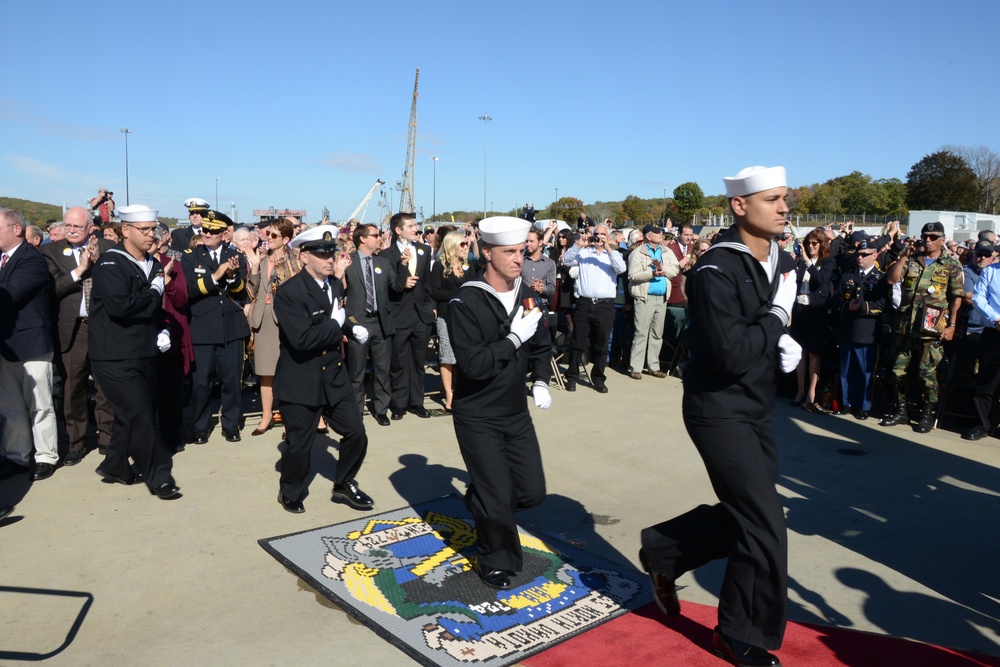 USS North Dakota commissioning ceremony