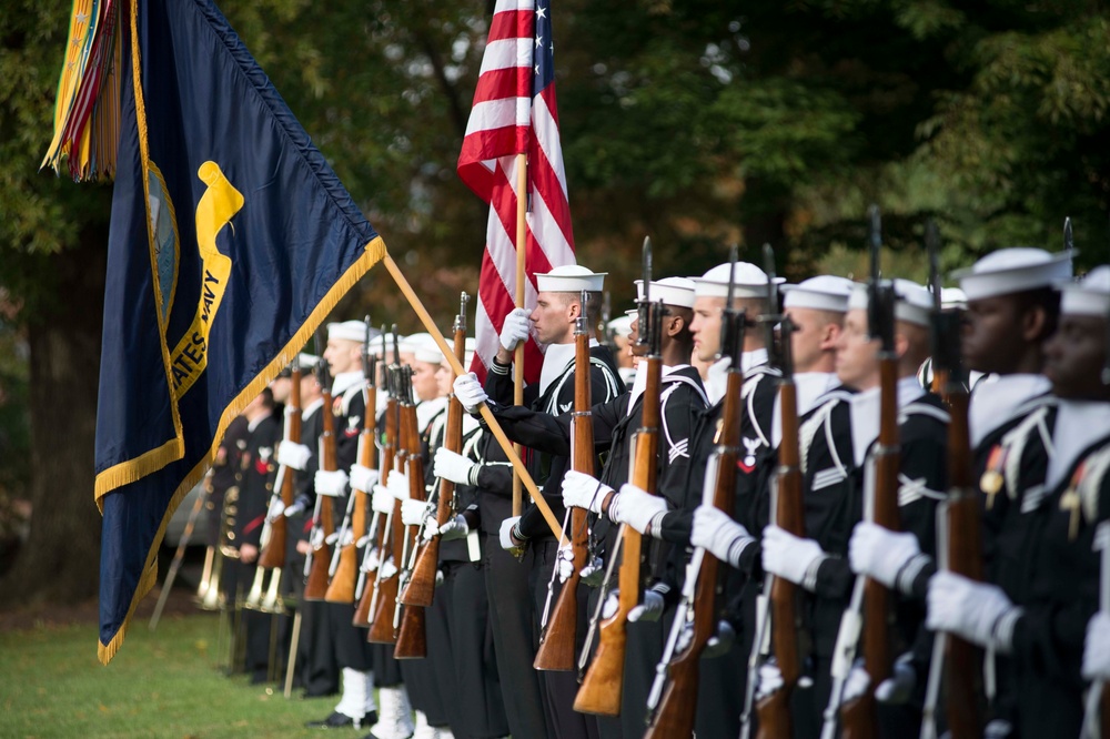 Change of command ceremony